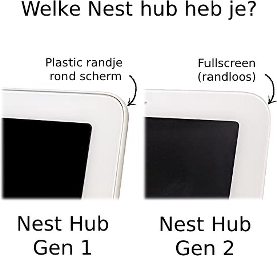 Houder voor Google Home / Nest Hub gen2 – Wall Mount – Zwart — afbeelding 3
