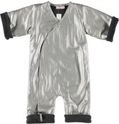 Lucky Wang NY baby kimono boxpak zilver antraciet grijs - Maat 62