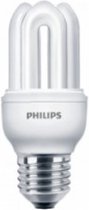 Philips Genie 220-240V E27 8W spaarlamp | warm wit | grote fitting