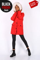 LINA - damesjas - parka - dubbele set zakken