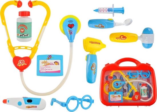 Verspilling Classificatie zijn dokterskoffertje - dokter en doktersset speelgoed - kinderspeelgoed |  bol.com