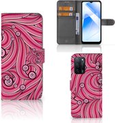 Hoesje ontwerpen OPPO A16/A16s | OPPO A54s GSM Hoesje Swirl Pink