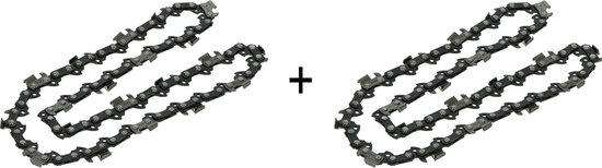 Ketting 25 cm / 10 inch per 2 - Losse ketting voor de kettingzaag - set