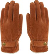 Hatland - Handschoenen voor heren - Vjall - Cognac bruin - maat L