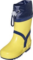 Playshoes - Regenlaarzen voor kinderen met trekkoord - Basis - Geel - maat 26EU