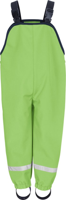 Playshoes - Softshell broek met bretels voor kinderen - Groen - maat 98cm