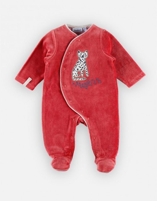 noukie s Pyjama Velours Fille Rose fonce 9 mois 74 bol