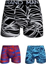 Heren boxershort 3 pack met print L 50-52