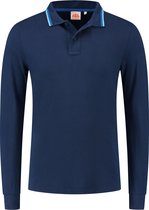 Sundek Brayden Poloshirt - Mannen - donker blauw - licht blauw