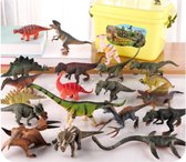 Dinosaurus speelgoed- dinosaurus- dinosaurus speelgoed - SET 20 STUKS - 15 TOT 19 CM GROOT.