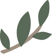 Quilla - Pure Natural - Leaf - 82x85cm - Links