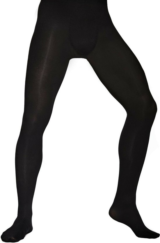 Knittex microfiber ondoorzichtige herenpanty Active 60 denier met sterke voorzijde Gusset 60 denier, maat M