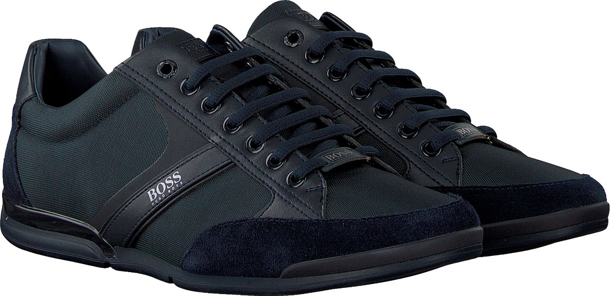 Boss Saturn Lowp Lage sneakers - Heren - Blauw - Maat 41 | bol.com
