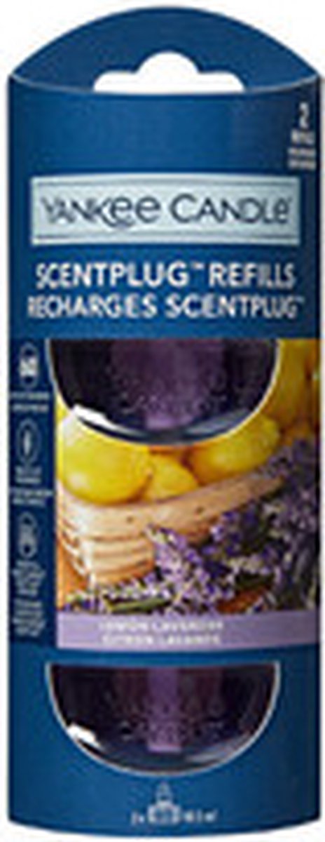 Yankee Candle - Lemon Lavender - Elektrische Diffuser Navulling - 2 stuks