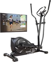 Skandika Eleganse Crosstrainer – Crosstrainer - Design Hometrainer met Bluetooth, App-control (bijv. Kinomap), tablethouder, magnetisch remsysteem, 12 kg vliegwielmassa, 32 stappen