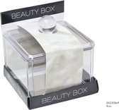 Opbergbox - Make-up Doos - Transparant - Polystyreen - 9x9x9cm
