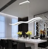 Led-hanglamp , dimbaar , moderne kroonluchter , plafondverlichting , golf , LED-hanglamp, in hoogte verstelbaar , afstandsbediening