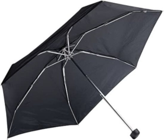 Hoogwaardige Opvouwbare Paraplu | Compacte Paraplu | Anti-Storm & Wind | 8 Panelen| Ø 95 cm - Zwart