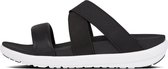 FitFlop™ Loosh™ Crossover Slide Leather Black - Maat 38