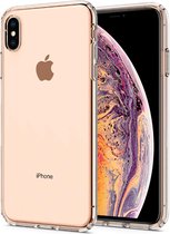 Jumada's Apple Hoesje - Case - iPhone  Xs Max - Back Cover - Siliconen - Transparant