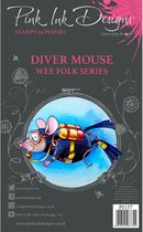 Pink Ink Designs - Clear stamp set Diver mouse
