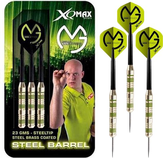 Winmau Blade 6 - dartbord - 2 sets - dartpijlen - Michael van Gerwen - darts - dart flights - dart shafts - Cadeau van Winmau — afbeelding 2