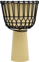 Djembe-trommel met touwspanning 14" geitenleer