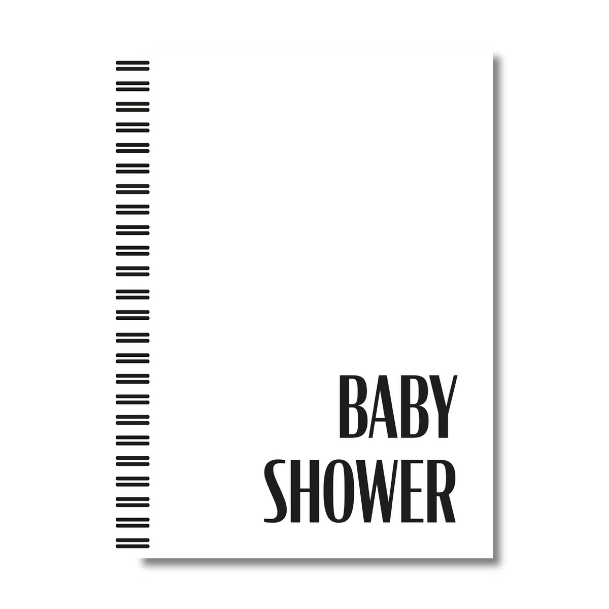 less is MOORE | Babyshower | A5-formaat | invulboek