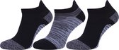 3 x OEKO-TEX zwart-grijze sokken MAAT 40-42