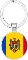 Akyol - Moldavië Sleutelhanger - Toeristen - Must go - Moldova travel guide - Accessoires - Cadeau - Gift - Geschenk - 2,5 x 2,5 CM