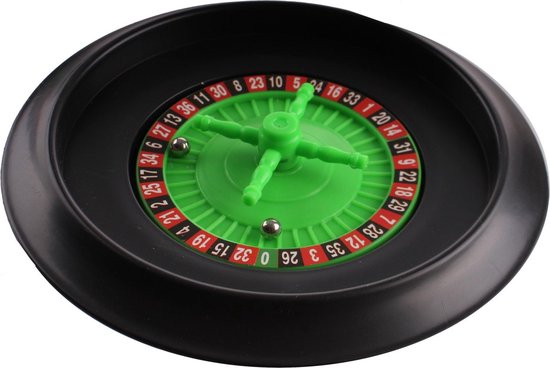 Narvie Roulette-set 18 Cm Groen/zwart