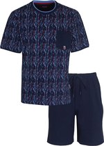 MEQ Heren Shortama Blauw MESAH1108A - Maten: S