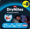 DryNites luierbroekjes - jongens - 4 tot 7 jaar (17 - 30 kg) - 30 stuks - voordeelverpakking