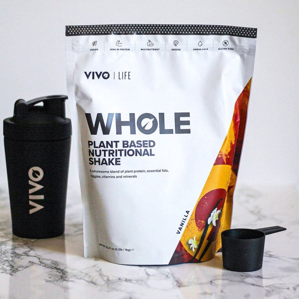 WHOLE plant based nutritional shake - Vanille 1kg