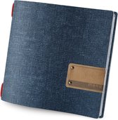 10 stuks - Menumap voor 4 menukaarten (Vierkant) - type JUTA-Denim