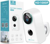 Heimvision HMD3 Draadloze Beveiligingscamera - 1080P FHD- Bediening via App - Oplaadbaar - Night Vision - PIR Motion Sensor - Wit