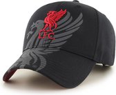 Liverpool cap bird logo zwart/rood