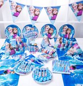 Frozen 196 st Verjaardag Versiering set  ballonnen | Feestpakket Kinderfeest - XXL