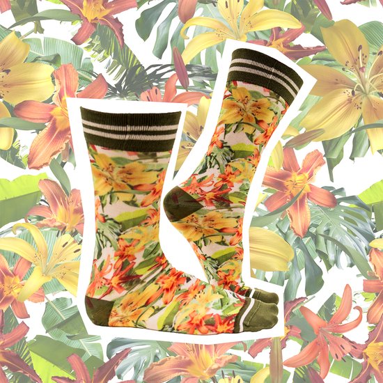 Lot de 2 boxers Untouched Tropical Flower homme + Chaussettes - 39-42 - XL- Cadeaux amusants - Cadeau de la Saint-Valentin pour lui - Coffret cadeau homme - Conseils cadeaux homme