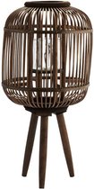 Madam Stoltz Bamboo lantaarn | Bruin