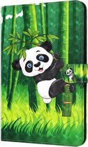 iPad mini 6 2021 panda in woud case hoes map smart