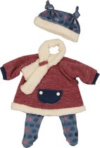 Vêtements de poupée Schildkrot ensemble de vêtements d'hiver 4 pièces pour poupée de 37 cm