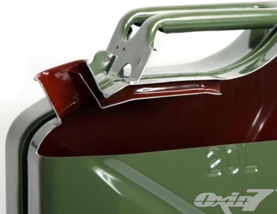 Bidon à essence Oxid7® bidon de carburant en métal 20 litres - avec marque  de qualité