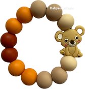 BabyenzoKado siliconen bijtring koalabeer beige
