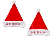 4 stuks COMBI Kerstmuts en tiara/diadeem Eland voor Volwassenen en kinderen – set 2 stuks Kerst Muts / Mutsen, 2 stuks tiara/diadeem – Accesoires Kerst – Kerstkleding – Kerstkostuu