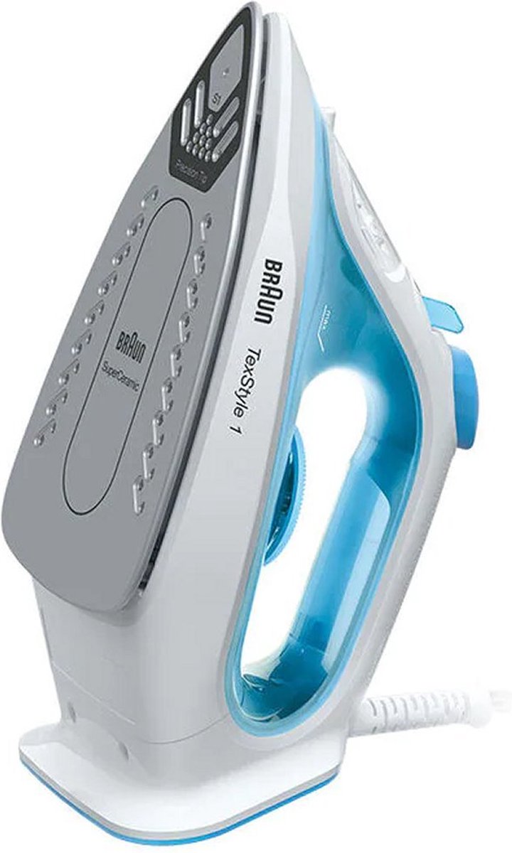 Fer à Repasser Braun TexStyle 1 - Semelle Céramique 2000 W Noir Violet - 2