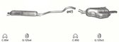Uitlaat | Uitlaatset | Uitlaatsetje | Geschikt voor Opel Zafira 1.6/ 1.8 (schuifverbinding) 2003 t/m 06/2005 + Gratis Montageset