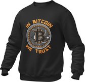 Crypto Kleding -In Bitcoin We Trust #2 - Trader - Investing - Investeren - Aandelen - Trui/Sweater