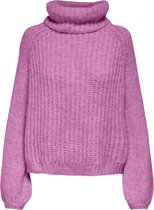 Only Trui Onlscala L/s Rollneck Pullover Knt 15236196 Opera Mauve Dames Maat - M