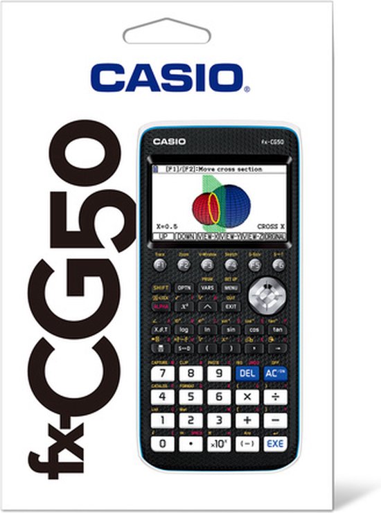 Casio fx-CG50 - Grafische rekenmachine - LCD kleurenscherm - Voorzien van Nederlandse examenstand - Casio